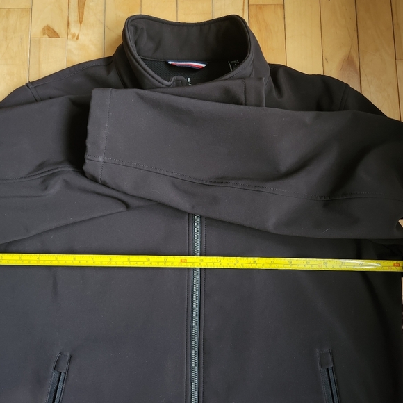 Tommy Hilfiger Men's Active Soft Shell Jacket, Size L, Black - Picture 11 of 16